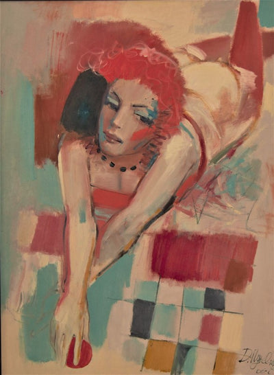 Davit Ughrelidze Abstract Oil Painting