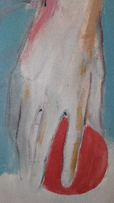 Davit Ughrelidze Abstract Oil Painting - detail