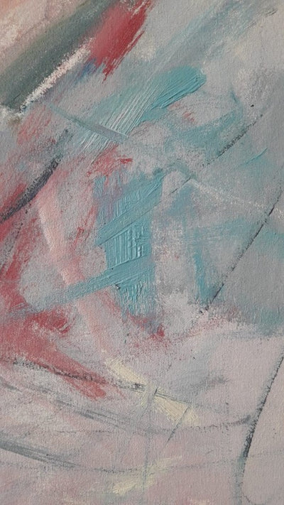 Davit Ughrelidze Abstract Oil Painting - detail
