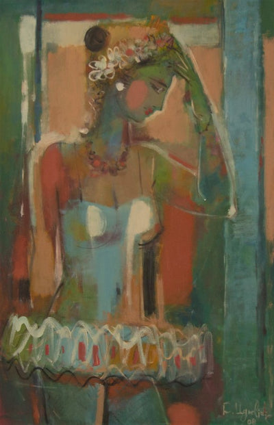 Davit Ughrelidze Abstract Oil Painting
