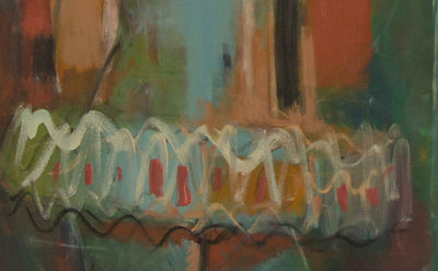 Davit Ughrelidze Abstract Oil Painting - detail
