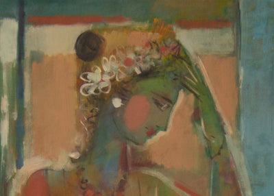 Davit Ughrelidze Abstract Oil Painting - detail