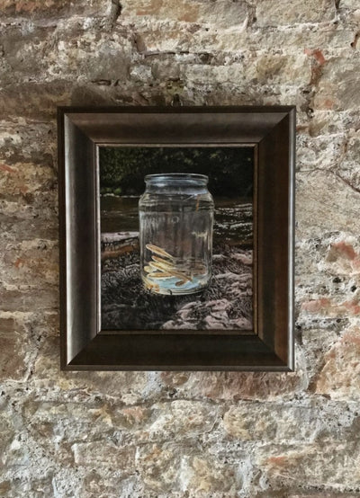 Fish in Jar 2 - Minnows
