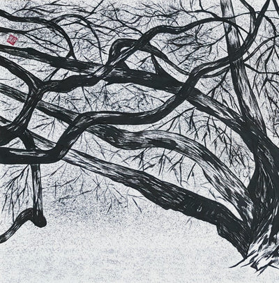 Oriental work on Traditional Paper by Korean Artist Karis Kim