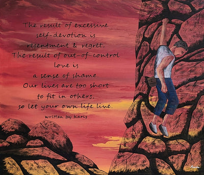 Let your own life live