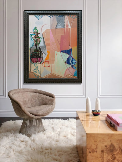 Pink Pachyderm in a Parisian Parlor - Artonique