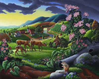 Deer in the High Meadow - Artonique
