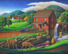 Old Appalachian Grist Mill Landscape - Artonique