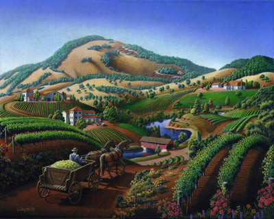 Wine Country Landscape - Artonique